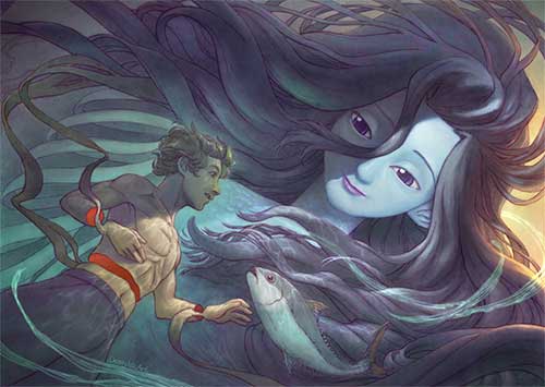 Mermaid Short Story Illustration